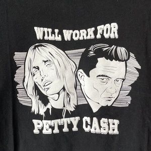 Tom Petty / Johnny Cash tee